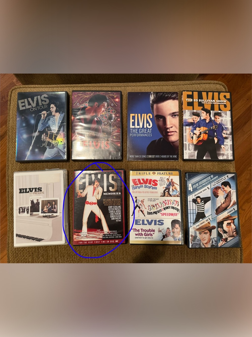 ELVIS DVDs includes Rare Elvis Memories interviews